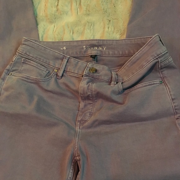 Ralph Lauren skinny jeans lavender. Worn twice. 6